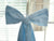 Baby Blue | Large Crib Bow in 100% Washed Linen