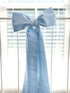 Baby Blue | Large Crib Bow in 100% Washed Linen