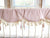 Baby Girl Scalloped Crib Rail Cover Set