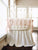 Baby Pink and White | Farmhouse Crib Bedding Set