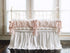 Baby Pink and White | Farmhouse Crib Bedding Set