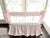 Baby Pink | Farmhouse Bumperless Crib Bedding Set