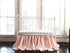 Baby Pink + Ivory | Ruffled Crib Skirt