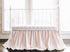 Baby Pink + Ivory | Ruffled Crib Skirt