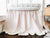 Baby Pink + Ivory | Ruffled Crib Skirt