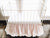 Baby Pink + Ivory | Ruffled Crib Skirt