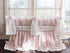 Baby Pink + White | Ruffled Crib Bedding Set