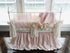 Ballet Slipper + Ivory | Ruffled Crib Bedding Set