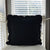 BLACK | 26x26 RUFFLED EURO SHAM