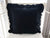 BLACK | 26x26 RUFFLED EURO SHAM