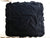 BLACK | 26x26 RUFFLED EURO SHAM