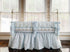 Heirloom Blue Pin-Tucked Crib Bedding Set