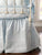 Heirloom Blue Pin-Tucked Crib Bedding Set