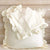 IVORY | 26x26 RUFFLED EURO SHAM