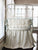 Ivory + Mist | Farmhouse Tailored Crib Bedding Set