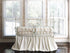 Ivory + Mist | Farmhouse Tailored Crib Bedding Set