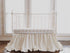 Ivory | Ruffled Crib Skirt