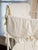 Ivory | Scalloped Crib Rail Cover Farmhouse Crib Skirt and Fitted Sheet Set