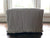 Navy Stripe Ticking | Farmhouse Ruffled Ottoman Slipcover