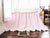 Parfait Pink + White | Ruffled Crib Skirt