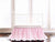 Parfait Pink + White | Ruffled Crib Skirt