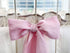 Petal Pink | Large Crib Bow in 100% Washed Linen