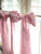 Petal Pink | Large Crib Bow in 100% Washed Linen