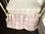 Pink Buffalo Check Farmhouse Crib Skirt