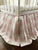 Pink Buffalo Check Farmhouse Crib Skirt