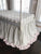 Porcelain and Baby Pink | Ruffled Crib Skirt