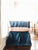Red Gingham and Blue Linen | Tailored Crib Bedding Set
