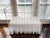 Ruffled Cottage Linen Crib Skirt | White + Oatmeal