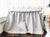 Silver Grey | Farmhouse Basic Crib Skirt