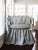 Silver Grey | Farmhouse Crib Bedding Set