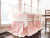 Sisters Pink and Bleached White | Ruffled Crib Bedding Set