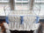 White and Baby Blue Farmhouse Tailored Boy Crib Bedding Set