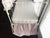 White and Baby Pink | Scalloped Crib Rail Cover Set