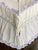 White and Lavender Baby Girl Ruffled Crib Bedding Set