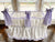 White and Lavender Baby Girl Ruffled Crib Bedding Set with Large Crib Bows