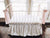 White + Baby Pink | Farmhouse Crib Bedding Set