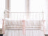 White + Baby Pink | Ruffled Crib Bumpers