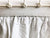 White + Baby Pink | Ruffled Crib Skirt + Bows