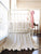 White + Carnation | Ruffled Crib Bedding Set