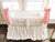 White + Carnation | Ruffled Crib Bedding Set