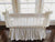 White | Farmhouse Bumperless Crib Bedding