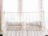 White | Farmhouse Tailored Crib Bumpers