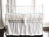 White + Mist | Farmhouse Tailored Crib Bedding Set