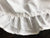 White | Round Ruffled Crib Skirt