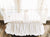 White | Ruffled Crib Bedding Set