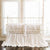 White | Ruffled Crib Bedding Set